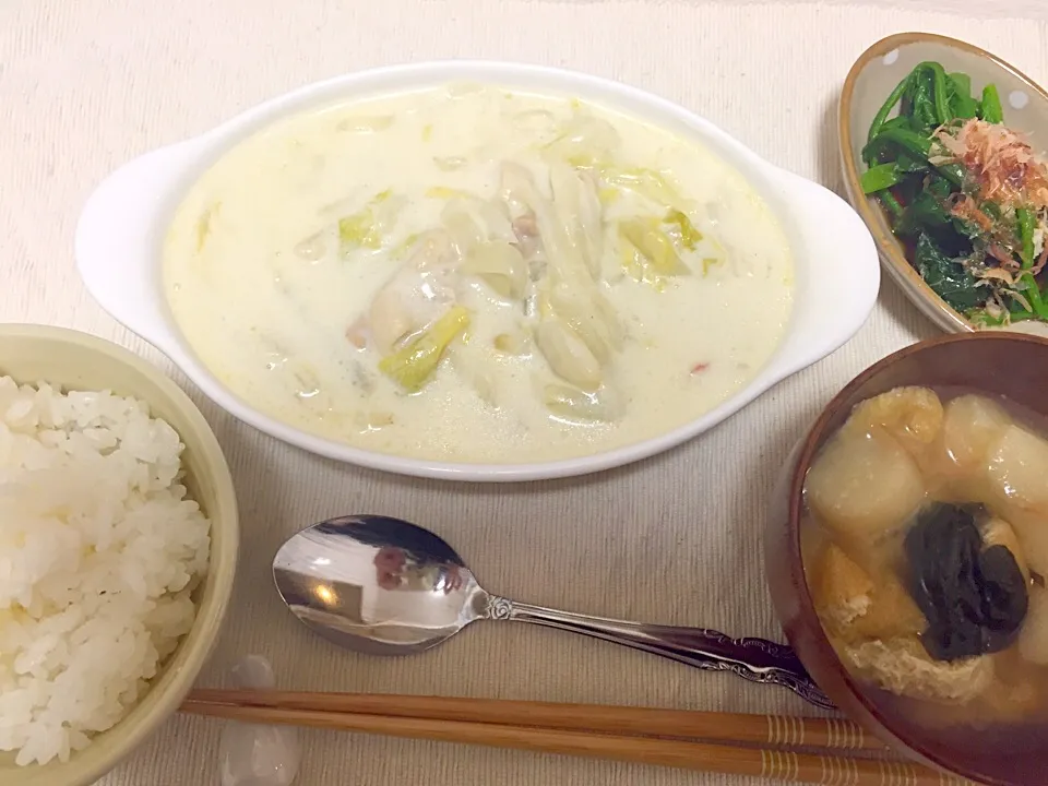 鶏肉と白菜のクリーム煮|りんさん