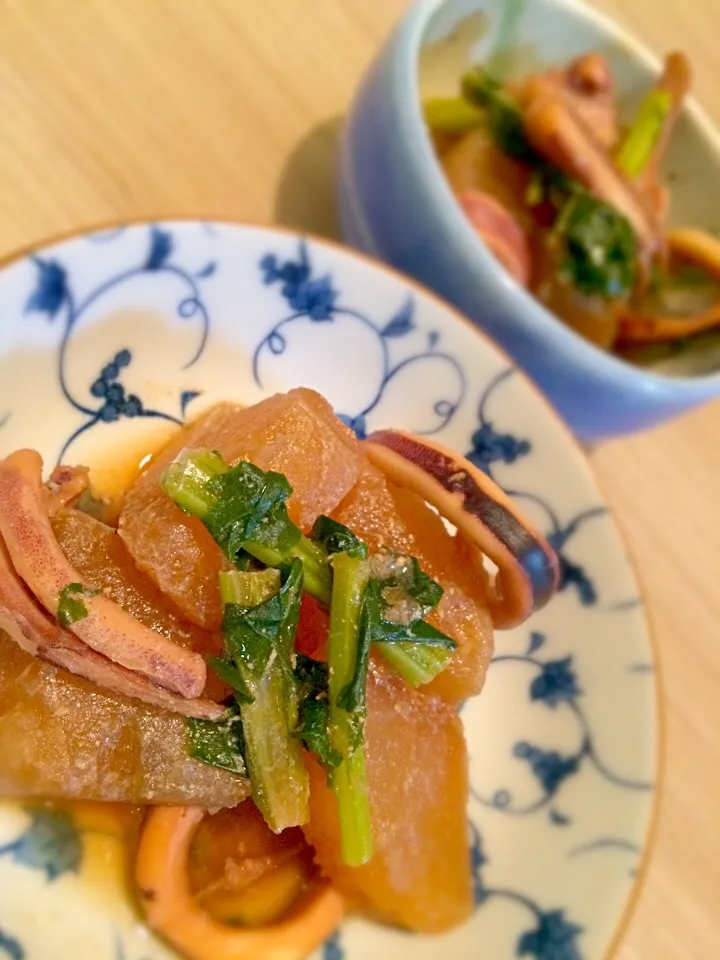 スルメイカと大根の煮物|きむらゆりかさん