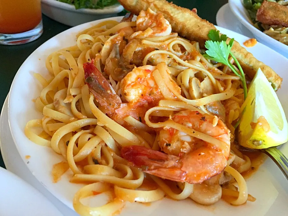 Cajun Shrimp Fettuccine|Nillersさん