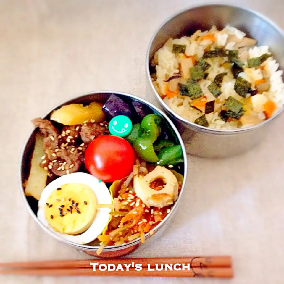 Snapdishの料理写真:今日のお弁当★|パピヨン☆さん