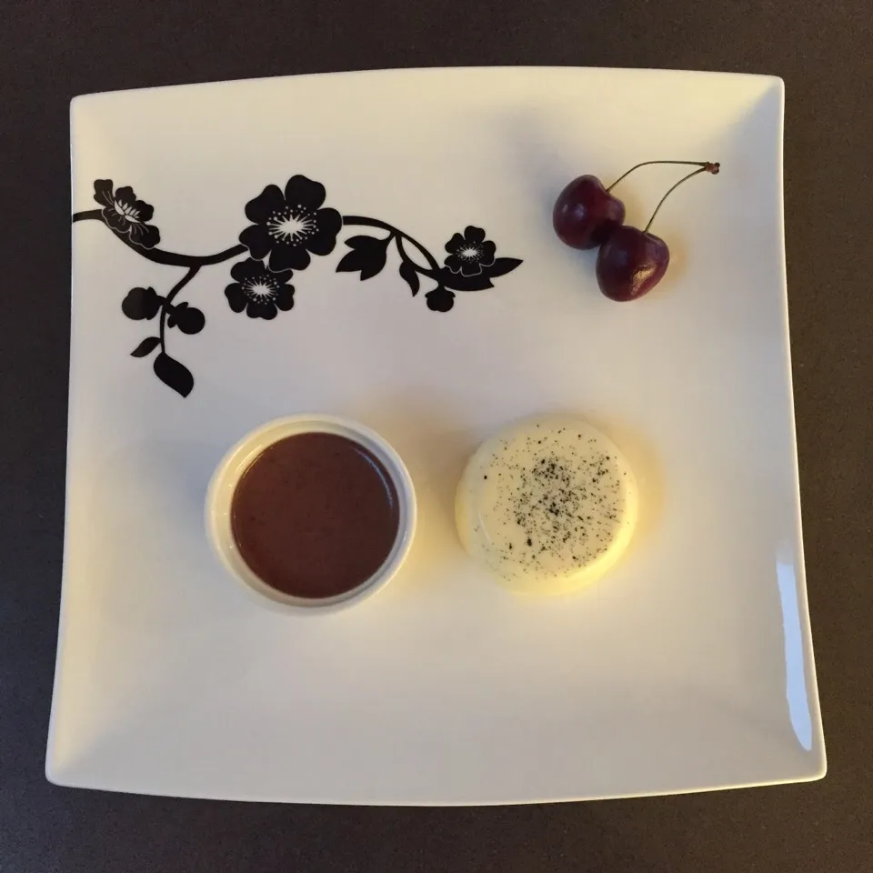 Vanilla & Chocolate Panacotta|Stella Jaksさん