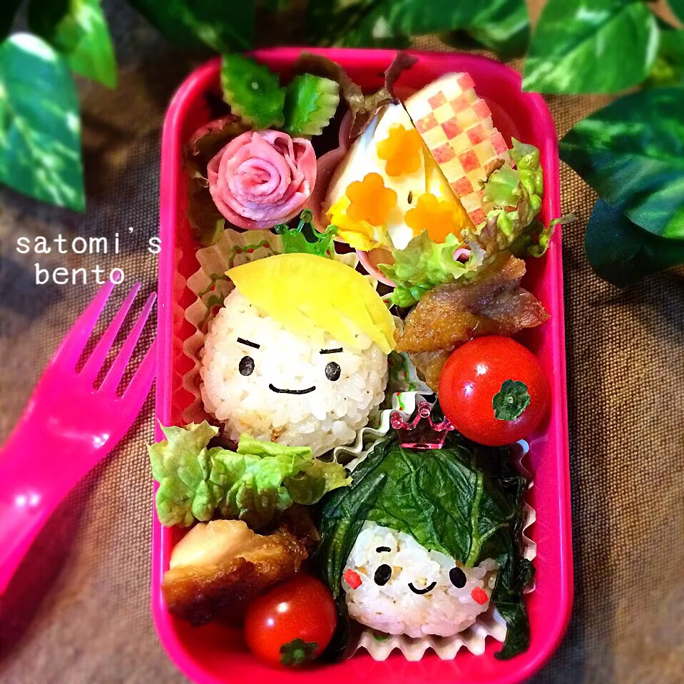 『王子様とお姫様』の子ども弁当|さとみ (satomi_foodart)さん