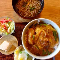 Snapdishの料理写真:カキフライカレー丼|宇都宮憲司さん