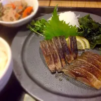 炙りシメサバ定食|うちこさん