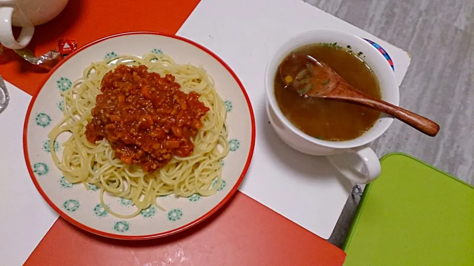 ミートソースパスタ|みづいさん