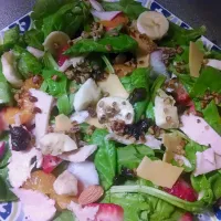 Snapdishの料理写真:Turkey & Fruit Salad|Christygrlさん