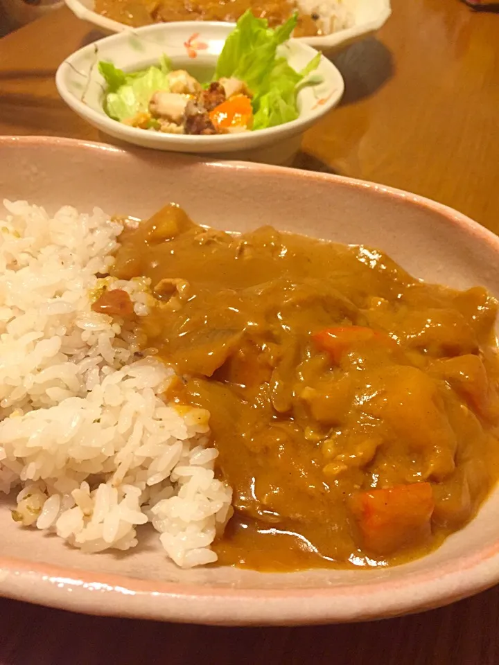 至って普通のカレーライス(´◡`๑)|さくたえさん