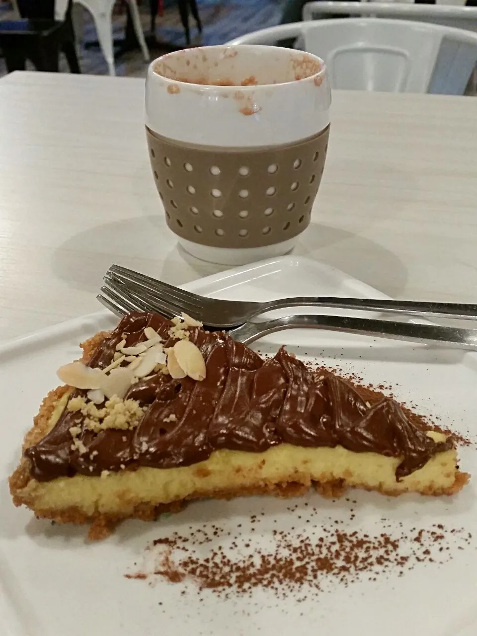 nutella cheese tart|aishahrazakさん