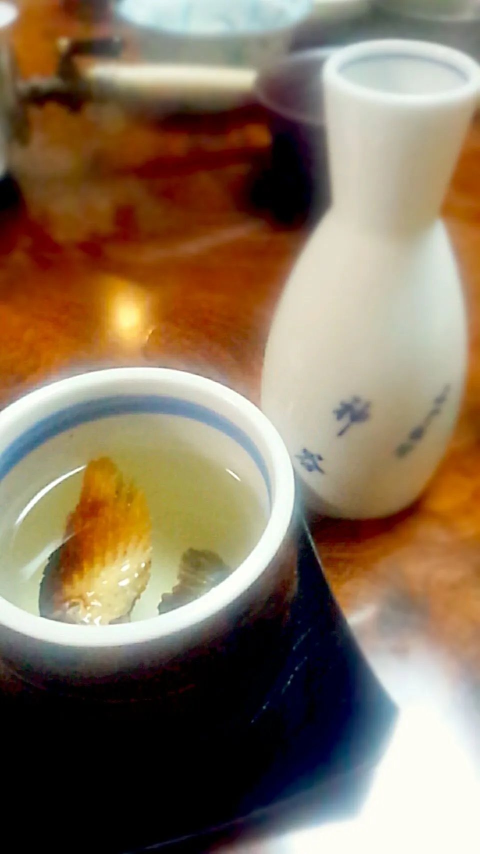 Snapdishの料理写真:ふぐの鰭酒。
香ばしくて美味いです。|Mitsuhiro.Sさん