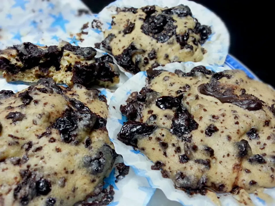 Microwave #peanutbutter #chocolatechipcookie #5mins.|Najeeba Nawarさん