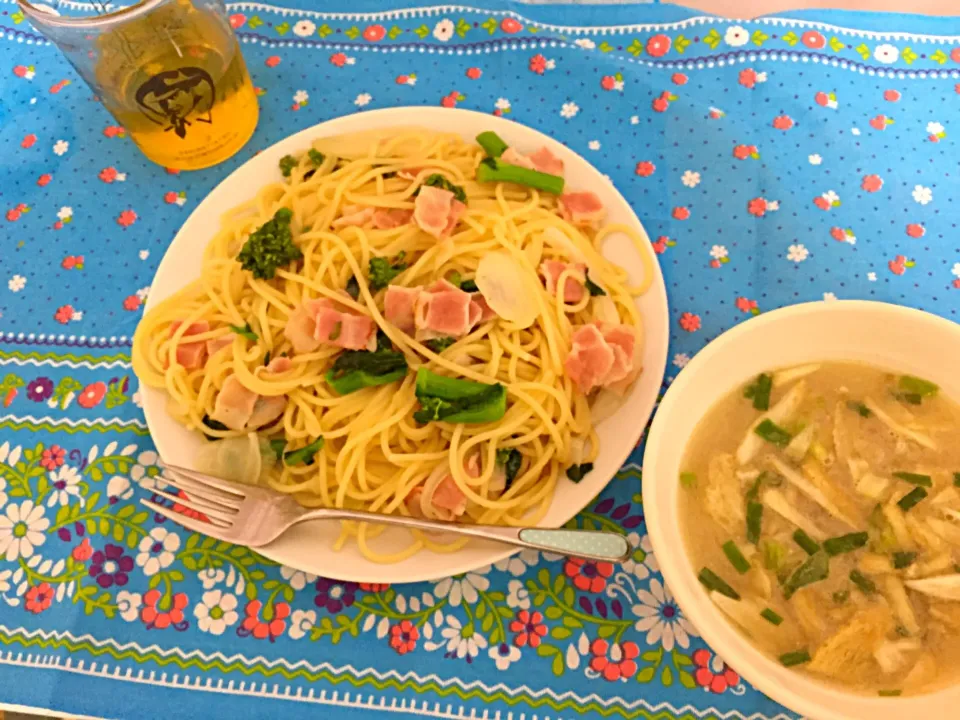 Snapdishの料理写真:菜の花パスタ|みあさん