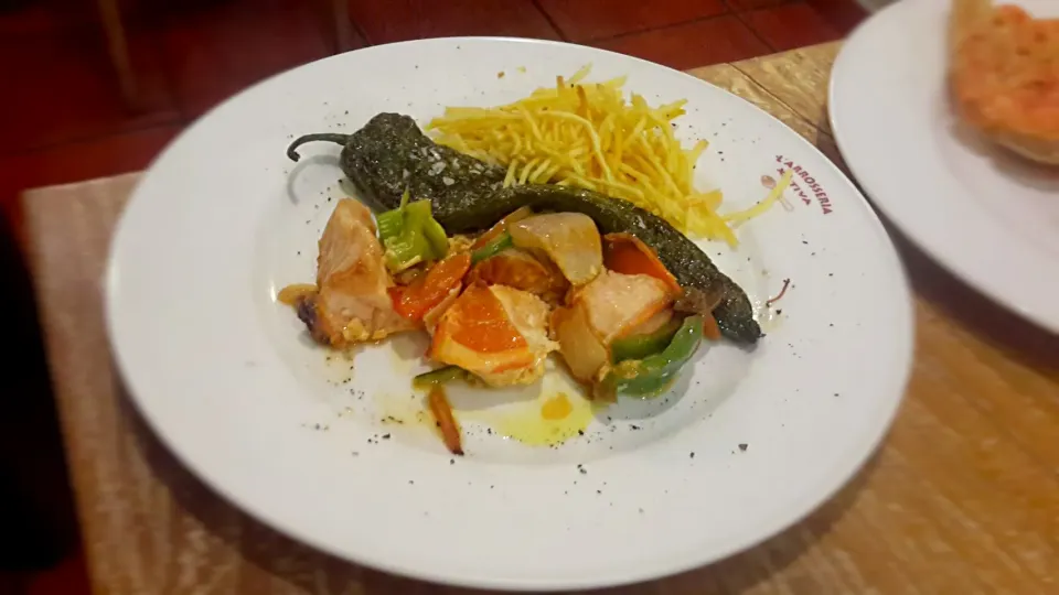 Salmon with grilled Veg ...|Simon Mathewsさん