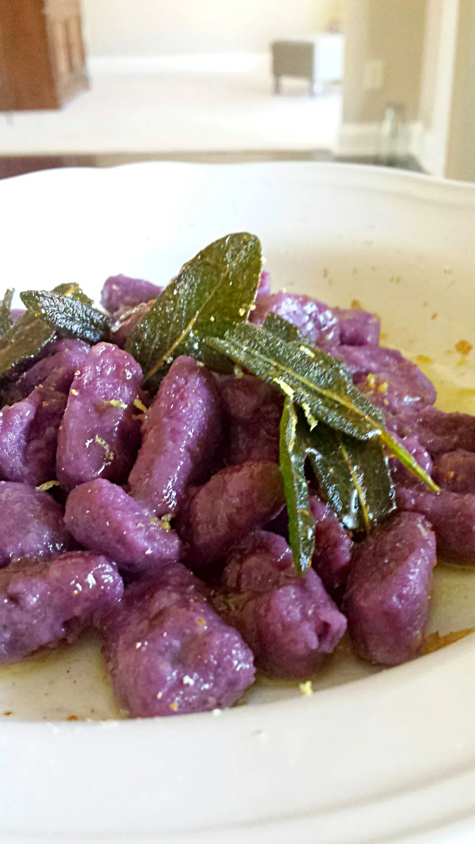 Vegan and Gluten free Japanese Purple Sweet Potato Gnocchi|lisaさん