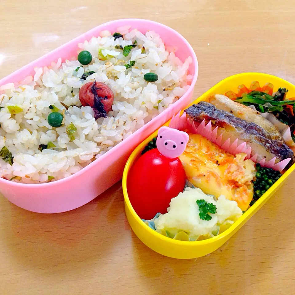 幼稚園おべんと。混ぜ御飯🍚|かわちさん