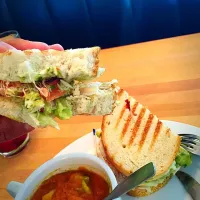 Turkey Panini with Tomato Soup|Jacoby Greeneさん