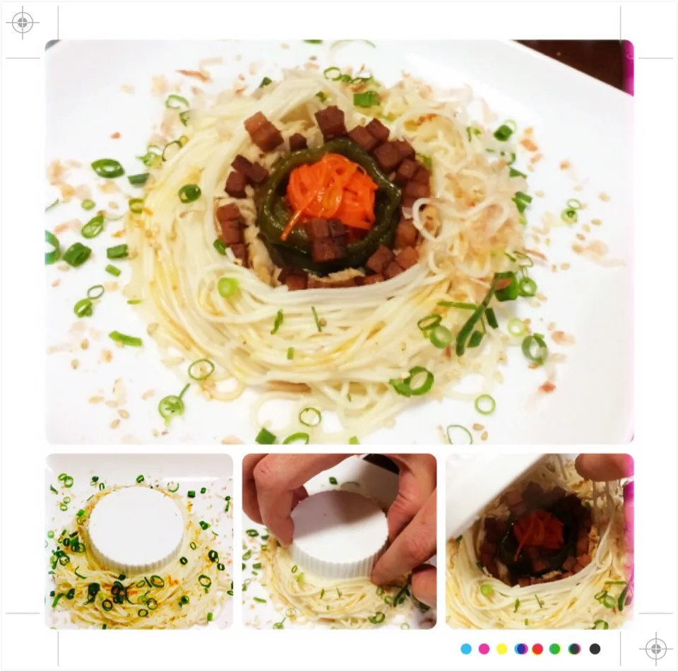 Snapdishの料理写真:フォークで食べるソーミンチャンプルー(๑′ᴗ‵๑)|杏珠（あんじゅ）さん