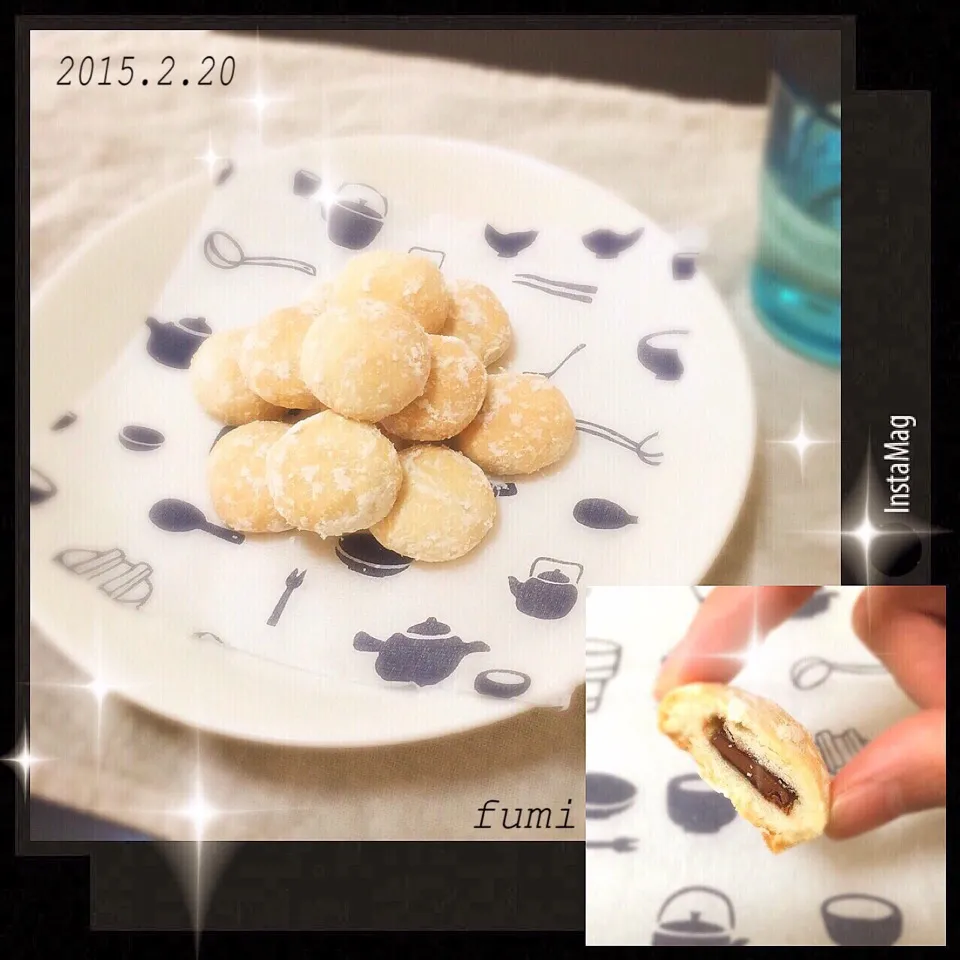 Snapdishの料理写真:チョコinクッキー|Fumiyoさん