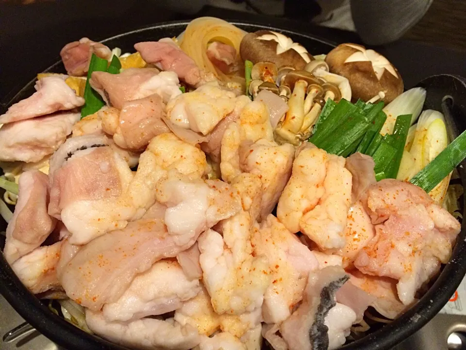 Beef intestine and veggie nabe|Ong Sor Fernさん