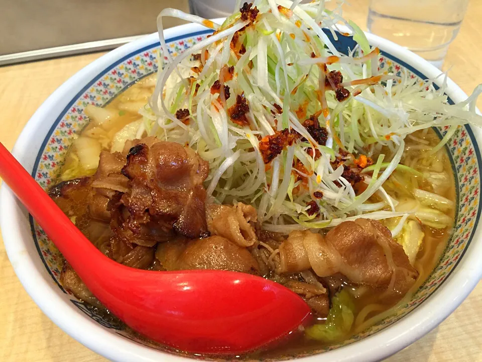 Snapdishの料理写真:炙り豚しゃぶラーメン|あーやさん