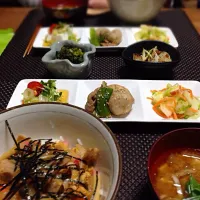 他人丼を親子で食べる(*^^*)|ちはるさん