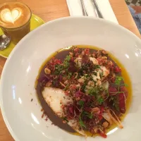 Squid with black bean puree|mellisa villaniさん