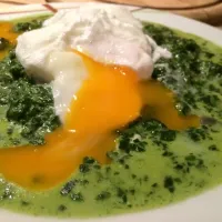 Snapdishの料理写真:Spinach with egg|Marek Brabecさん