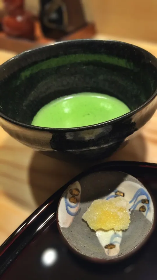 デザートにはお抹茶付き(^_−)−☆|まあん👽さん