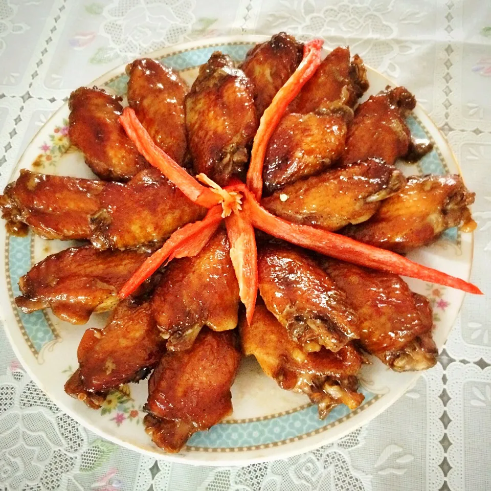 Chinese style roasted chicken wings|12Dragonさん