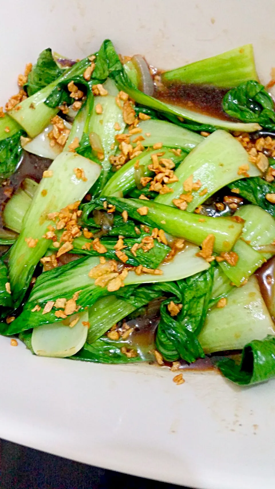 pechay with garlic in oyster sauce|Claire Tayonaさん