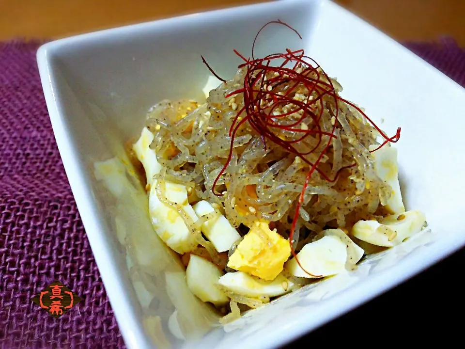 副菜つくフォトその②✌Yumiちゃんの糸コンニャクとゆで玉子の炒め煮♪|真希さん