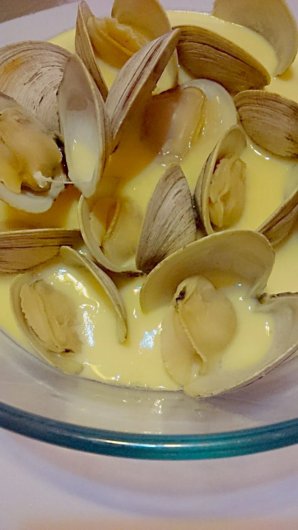 Snapdishの料理写真:steamed clams with egg custards|Cancanさん