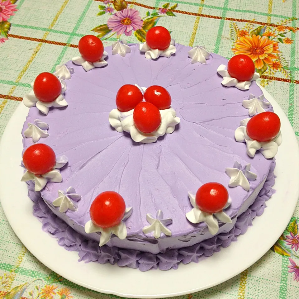 Snapdishの料理写真:なんちゃって PurpleYam Cake|jack tadeoさん