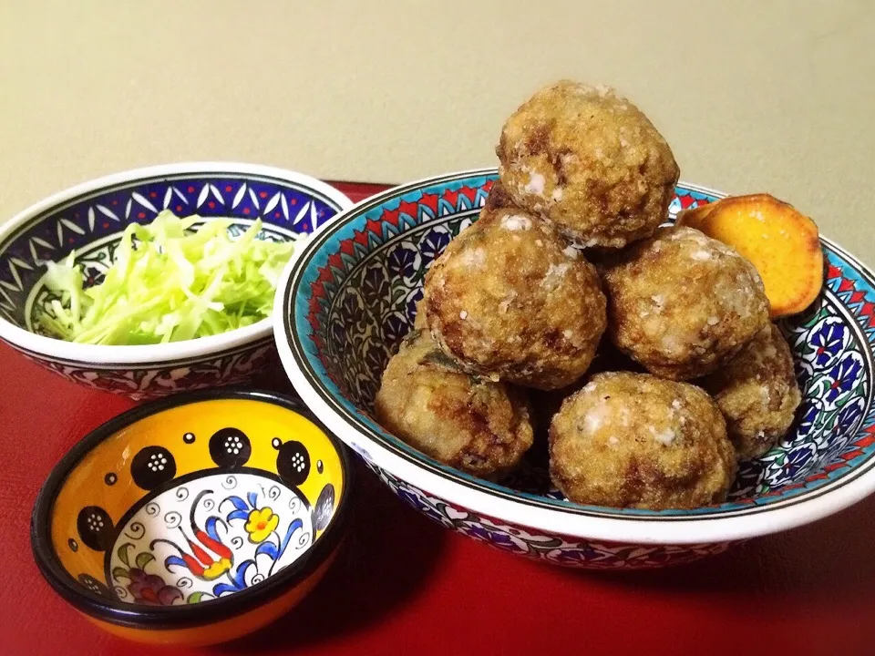 Rotus roots meatballs- ネギとレンコンの肉だんご|cocoaさん