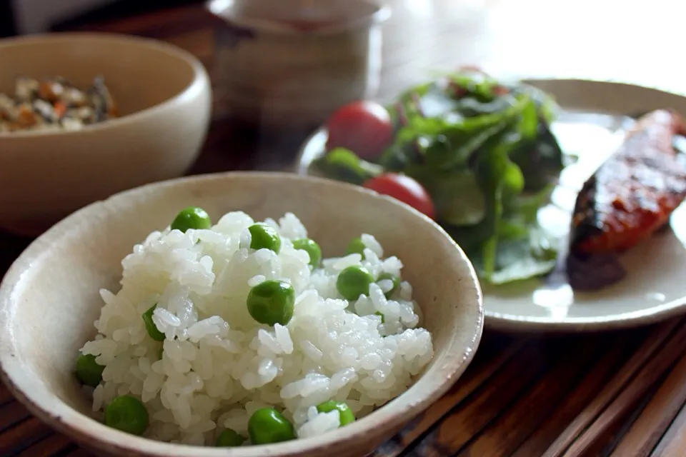 青豆ごはん|よっすぃさん