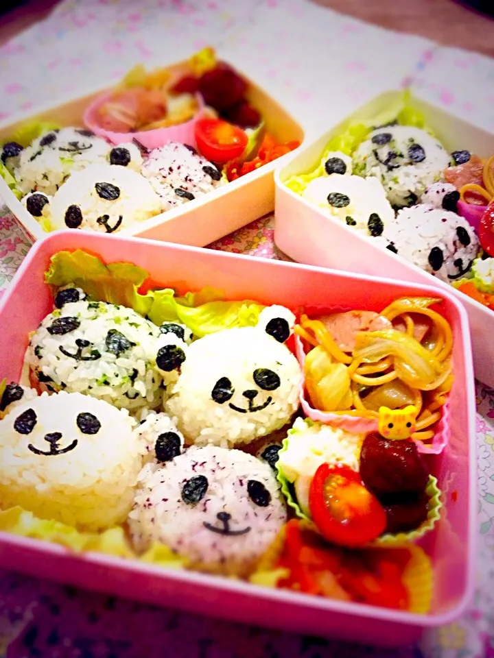 3姉妹🐼ちゃん弁当💓|Tomomi Kigoshiさん