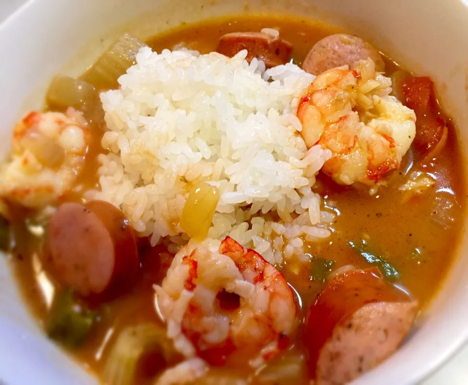 Shrimp and Sausage Gumbo|Kawasaki Mikeさん