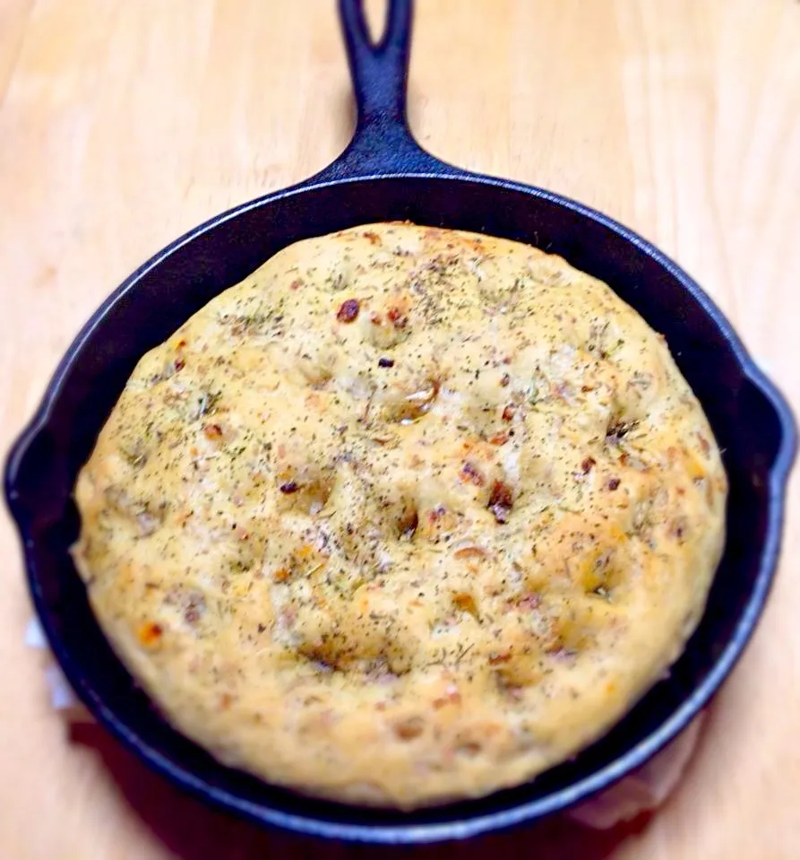 Herb Crusted Focaccia|Kawasaki Mikeさん