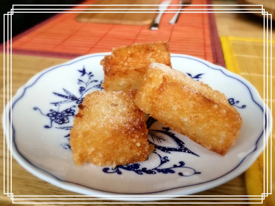 糍饭糕 🍚 fried rice cakes 🇨🇳 traditional chinese dish|CatzeMDさん