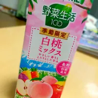 Snapdishの料理写真:KAGOME野菜生活100 白桃ミックス|歌さん