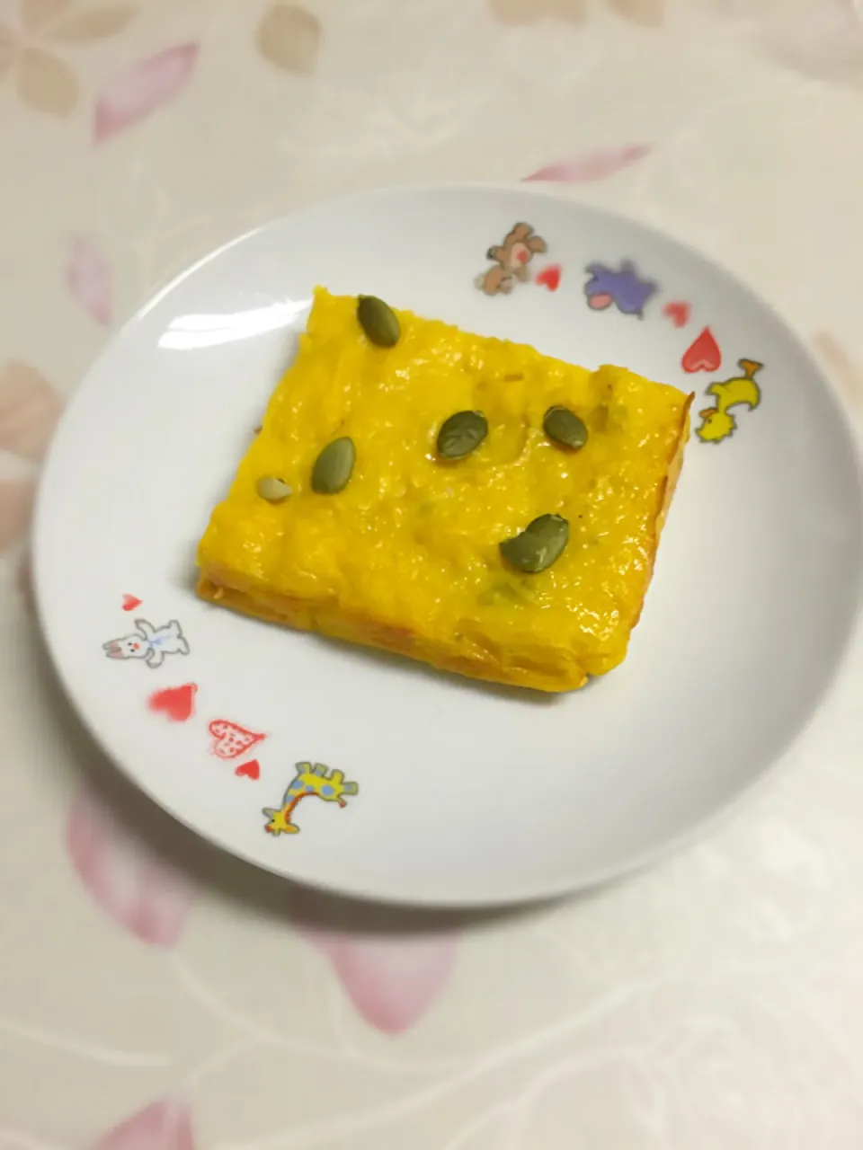 Snapdishの料理写真:濃厚カボチャケーキ|ぶーさんさん