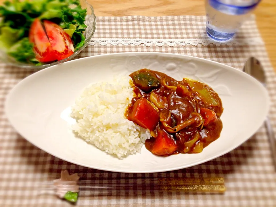 Snapdishの料理写真:野菜ときのこのカレー＊2/22|ゆきぼぅさん