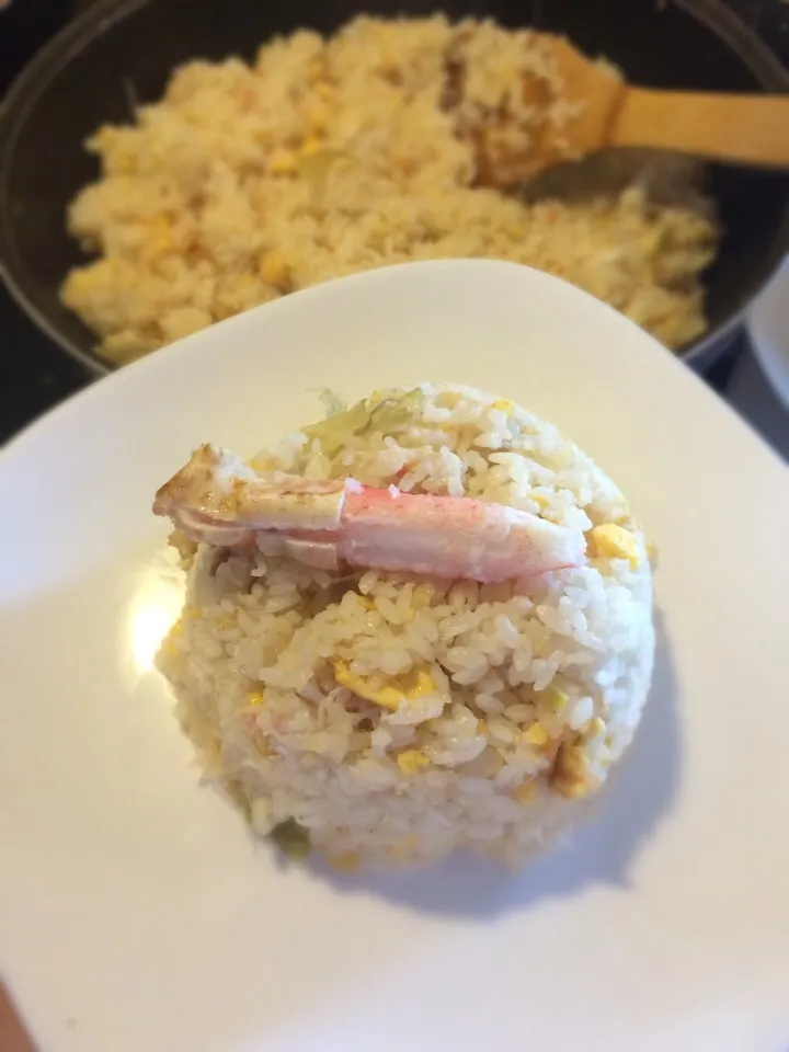 breakfast dis mrng  crab friedrice...|marian ilanoさん