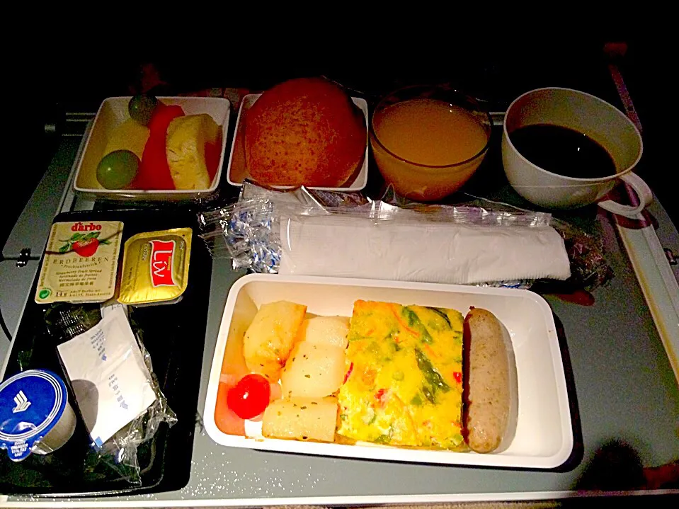 Snapdishの料理写真:Singapore Airlines,breakfast from Singapore to Narita|Koichi GOGOさん