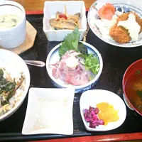 Snapdishの料理写真:沼津のあじ定食|まみこさん