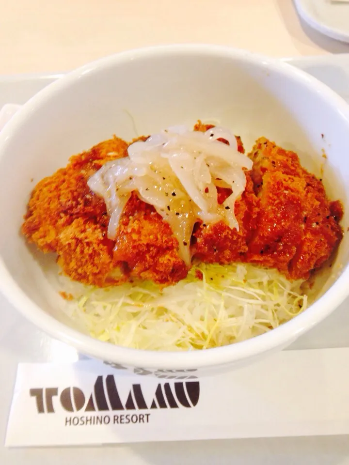 Snapdishの料理写真:カツ丼★塩だれ(o^^o)|ayatさん