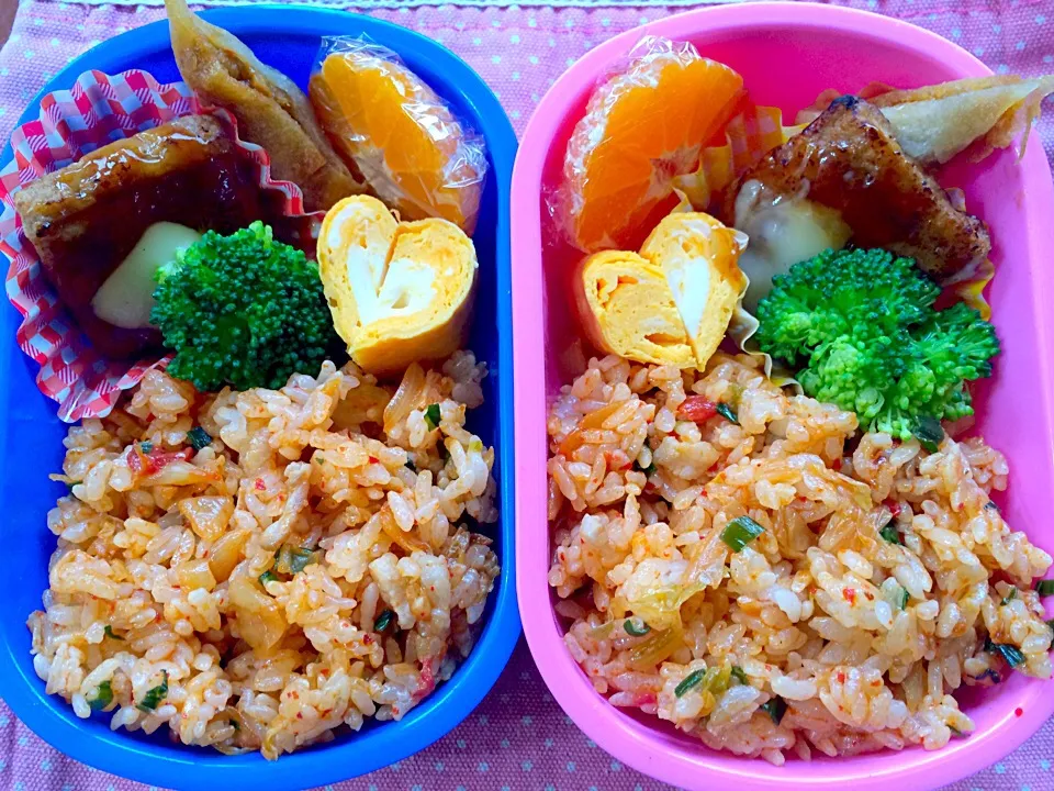 Lunch box☆Pork kimchi fried rice🐽豚肉ｷﾑﾁﾁｬｰﾊﾝ|🌈Ami🍻さん