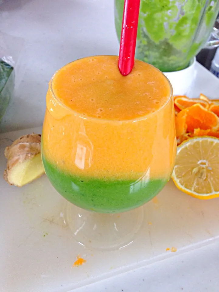 Orange & green smoothie|viviさん