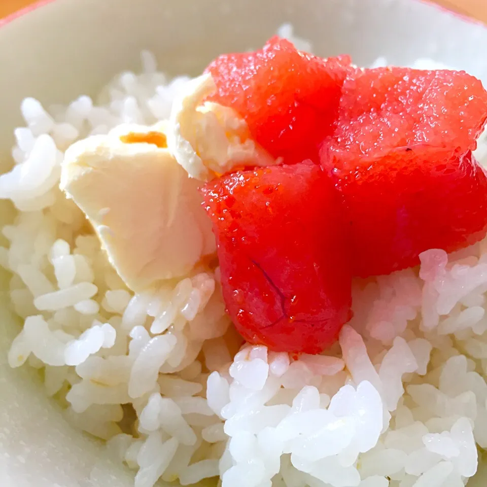 Snapdishの料理写真:明太子バター醤油ご飯|カウンター嬢さん