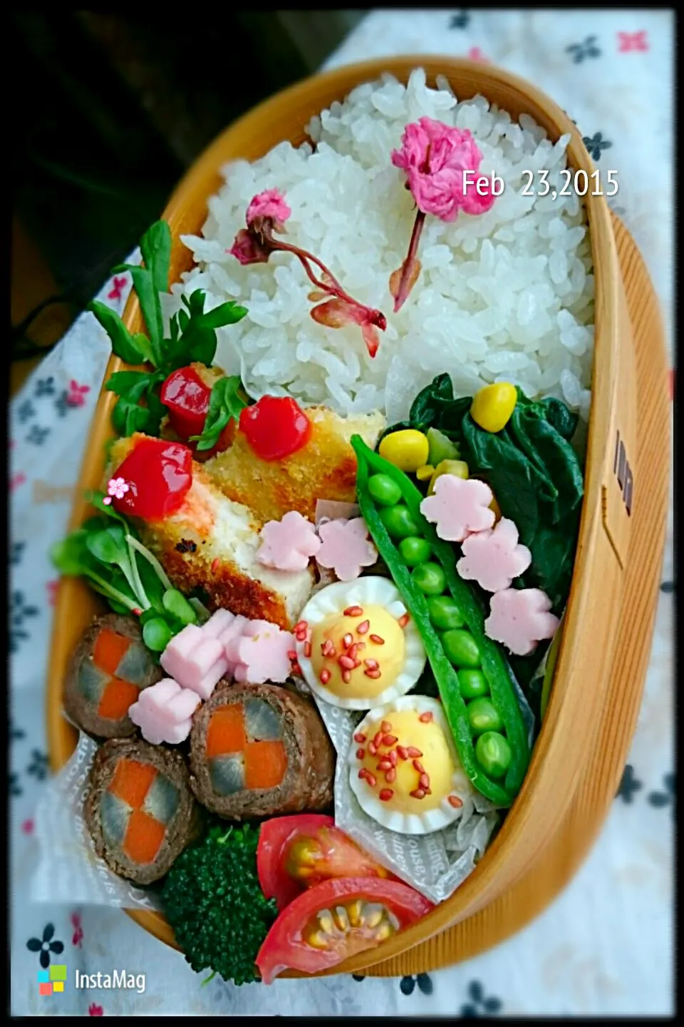 Snapdishの料理写真:春よ来い弁当🌸|Takako Funasakaさん