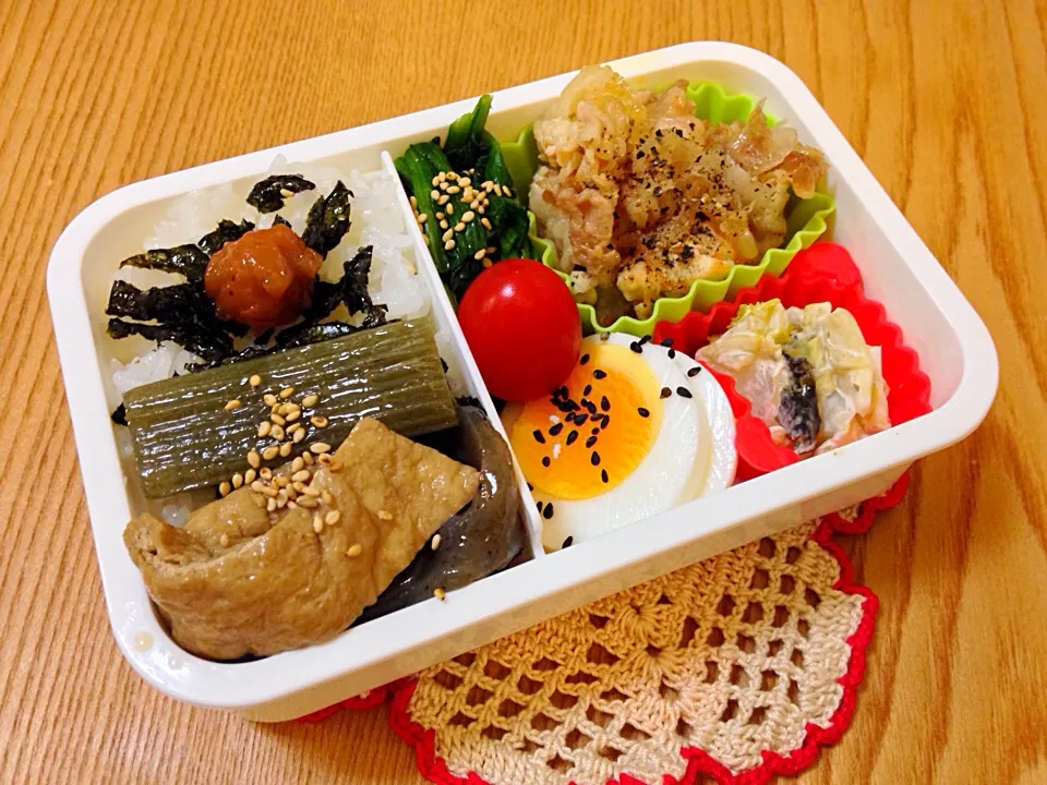 豚しゃぶ、ふきとお揚げの炊いたん弁当|Yukie  Toriseさん